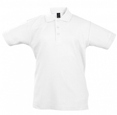 Рубашка поло детская Summer II Kids 170, белая (Белый)