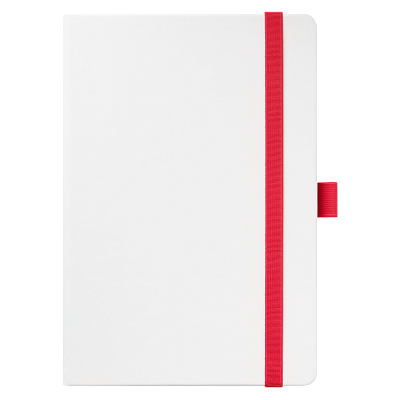 Ежедневник Arctic недатированный, белый/красный