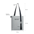 Шоппер Superbag Reflect (серый с чёрным) - Фото 4
