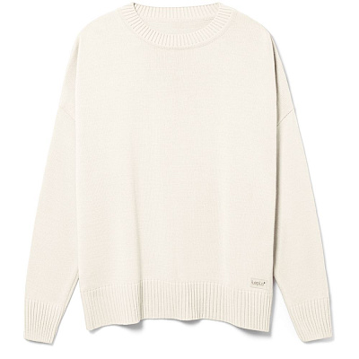 Джемпер оверсайз унисекс Stated в сумке, черный (Белый)