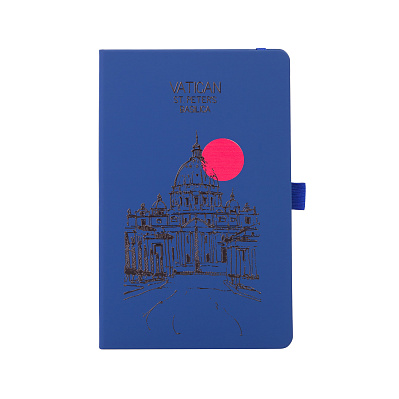 Блокнот "Парма_Basilica Vatican", формат А5  (Синий)