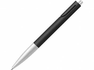 Ручка пластиковая шариковая Noto (Черный/серебристый)