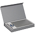 Коробка Horizon Magnet с ложементом под ежедневник, флешку и ручку, серая - Фото 2