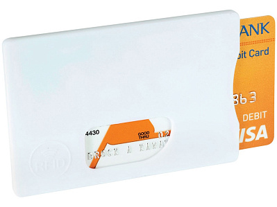 Защитный RFID чехол для кредитной карты Arnox (Белый)
