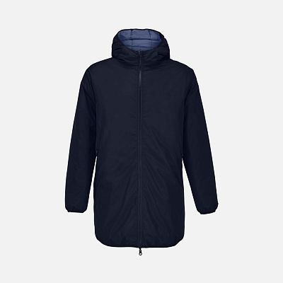 Куртка-парка унисекс Reverse, темно-синяя (Тёмно-синий)