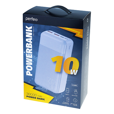 ПЗУ Perfeo Powerbank 30000, черный