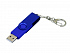 USB 2.0- флешка промо на 16 Гб с поворотным механизмом и однотонным металлическим клипом - Фото 2