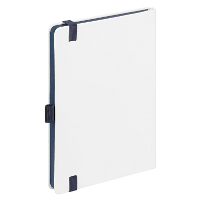 Ежедневник Arctic недатированный, белый/синий