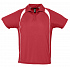 Спортивная рубашка поло Palladium 140 красная с белым - Фото 1