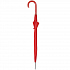 Зонт-трость с пластиковой ручкой, механический; красный; D=103 см; 100% полиэстер 190 T - Фото 3