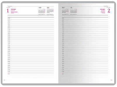 Ежедневник А5 датированный Velvet на 2026 год