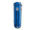 Нож-брелок VICTORINOX NailClip 580, 65 мм, 8 функций, полупрозрачный синий - Фото 2