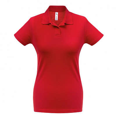 Рубашка поло женская ID.001 красная (Красный)