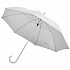 Зонт-трость с пластиковой ручкой, механический; белый; D=103 см; 100% полиэстер 190T - Фото 1