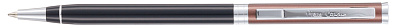Ручка шариковая Pierre Cardin GAMME. Цвет - черный и бронзовый. Упаковка Е или E-1 (Черный)