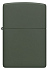 Зажигалка ZIPPO Classic с покрытием Green Matte, латунь/сталь, зелёная, матовая, 38x13x57 мм - Фото 2