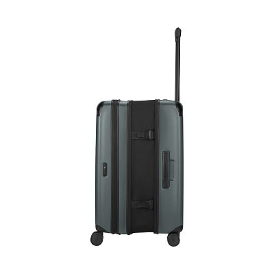 Чемодан VICTORINOX Spectra™ 3.0 Exp. Medium Case, темно-зеленый, поликарбонат Sorplas™, 46x30x69 см, 81 л