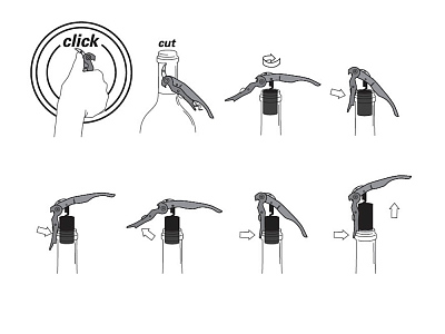 Подарочный винный набор ClickCut Set