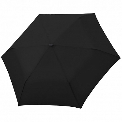 Зонт складной Carbonsteel Slim  (Черный)