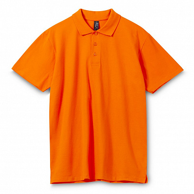Рубашка поло мужская Spring 210, оранжевая (Оранжевый)