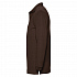 Рубашка поло мужская с длинным рукавом Winter II 210 шоколадно-коричневая - Фото 3