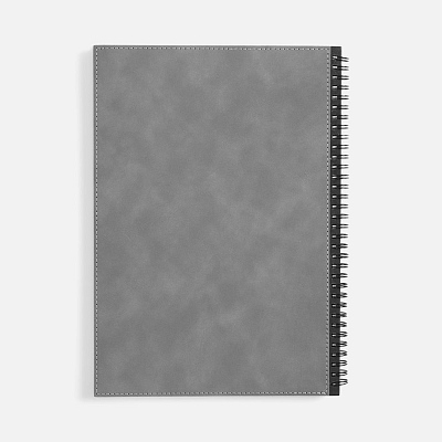 Ежедневник Notera Maxi, недатированный, серый