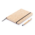 Блокнот Cork на резинке с бамбуковой ручкой-стилус, А5 - Фото 4