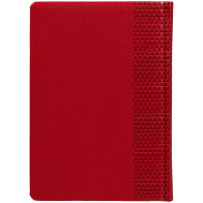 Ежедневник Prizma, недатированный, красный