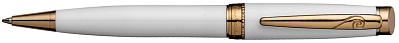 Ручка шариковая Pierre Cardin LUXOR. Цвет - белый. Упаковка В. (Белый)