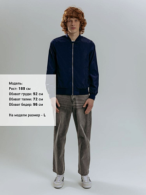 Бомбер Wigton, темно-синий