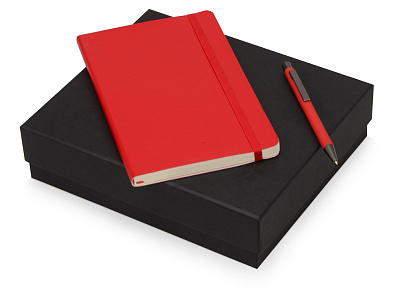 Подарочный набор Moleskine Van Gogh с блокнотом А5 Soft и ручкой (Красный)