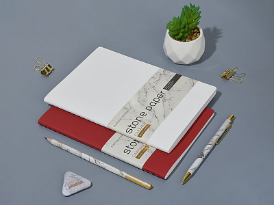 Тетрадь с каменной бумагой А5 Carrara