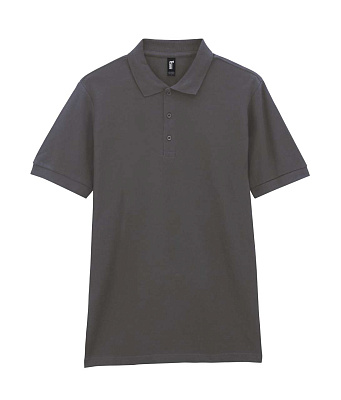 Футболка поло PREMIUM COTTON ADULT DOUBLE PIQUE, ГРАФИТОВЫЙ M (Графитовый)