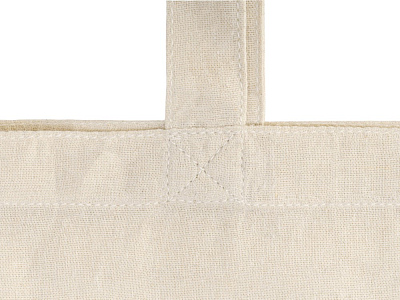 Складная сумка Jute из хлопка и джута с карманом