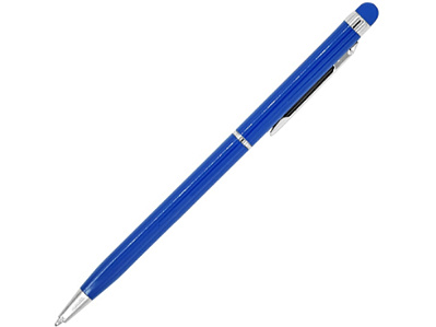 Ручка-стилус металлическая шариковая BAUME (Королевский синий)
