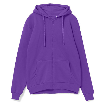 Толстовка на молнии с капюшоном Siverga Heavy 2.0, фиолетовая (Фиолетовый)