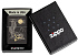 Зажигалка ZIPPO Western с покрытием High Polish Black, латунь/сталь, черная, глянцевая, 38x13x57 мм - Фото 6