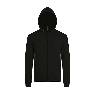 Толстовка худи унисекс на молнии STONE 260 (Чёрный)
