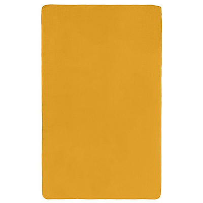 Флисовый плед Warm&Peace, желтый