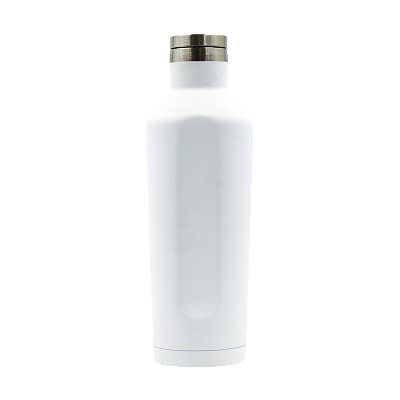 Термобутылка E-shape софт-тач (белый)