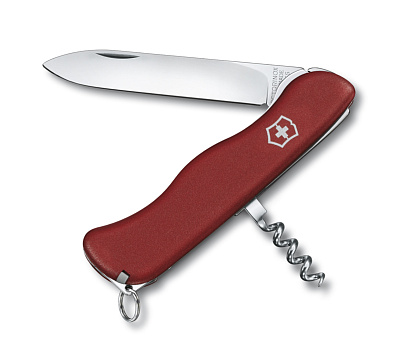 Нож перочинный VICTORINOX Alpineer 111 мм 5 функций с фиксатором лезвия красный