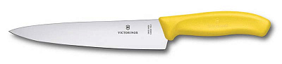 Нож разделочный VICTORINOX SwissClassic, 19 см, жёлтый, в картонном блистере