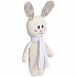 Мягкая игрушка Beastie Toys, заяц с белым шарфом - Фото 2