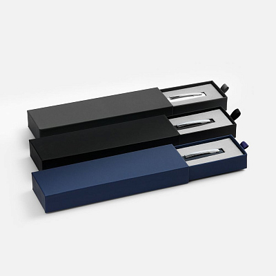 Ручка шариковая Bolt Soft Touch в футляре, синяя