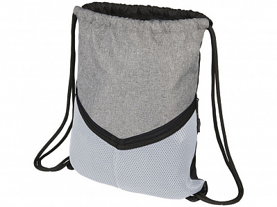 Спортивный рюкзак-мешок (Серый/белый)