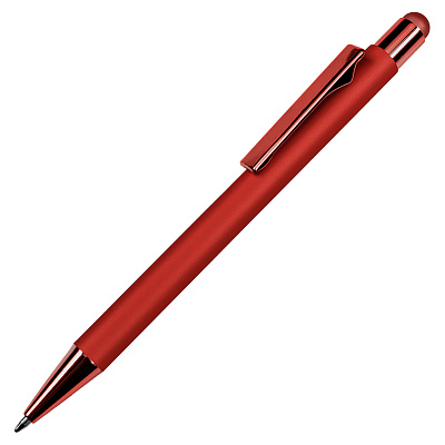 Ручка шариковая FACTOR COLOR со стилусом (Красный)