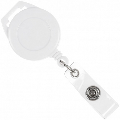 Ретрактор Attach с ушком для ленты, ver.2  (Белый)