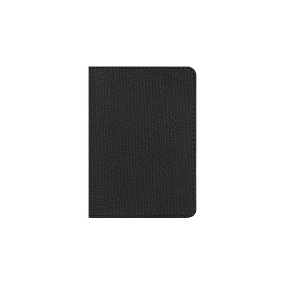 Обложка на паспорт Tweed, черная (Черный)