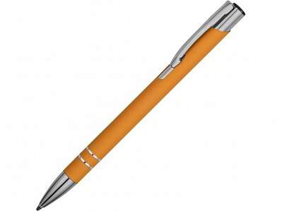 Ручка металлическая шариковая Cork (Оранжевый/серебристый)