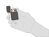 Зажигалка ZIPPO Slim® с покрытием Black Ice ®, латунь/сталь, чёрная, глянцевая, 29x10x60 мм - Фото 2